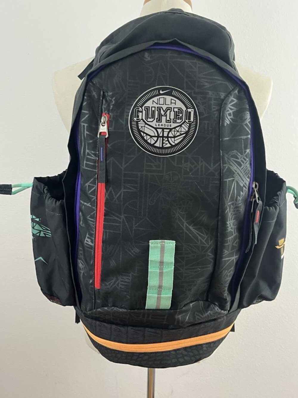 Nike Nola Gumbo League Backpack Limited Edition All Star New Orleans Bag